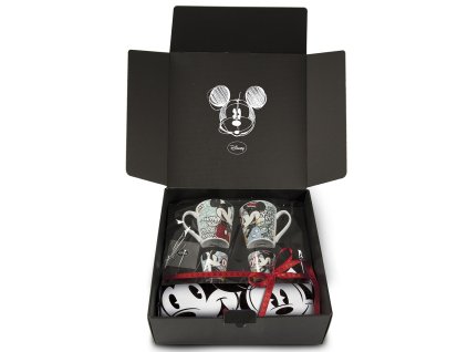Egan DISNEY MICKEY MOUSE CLASSIC Sada 2 hrnků + 2 šálků na espresso MICKEY/MINNIE + nákupní taška