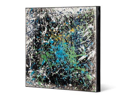 Egan NON E' POLLOCK BLU Obraz 70x70cm