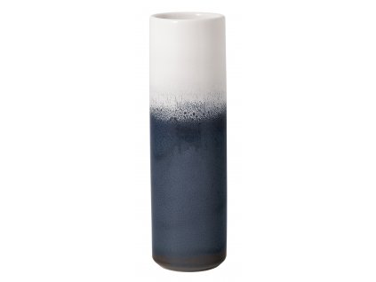 Villeroy & Boch Lave Home Velká modro-bílá váza Nek Cylinder