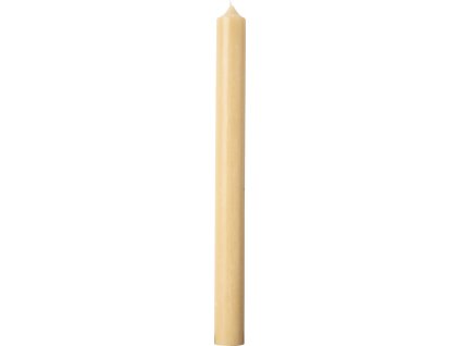IHR Karamelově béžová cylindrická svíčka