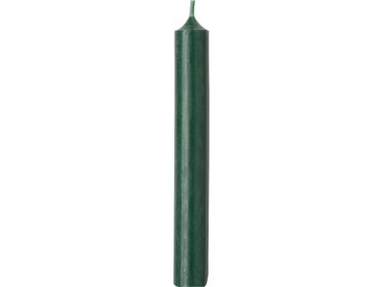 IHR Tmavě zelená cylindrická svíčka 18 cm