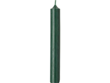 Svíčka 18 cm, tmavá zelená, IHR