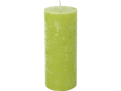 Svíčka 17 cm, limetková zelená, IHR