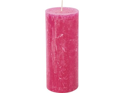 Svíčka 17 cm, růžová, IHR