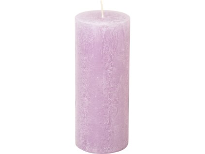 Svíčka 17 cm, světlá fialová, IHR