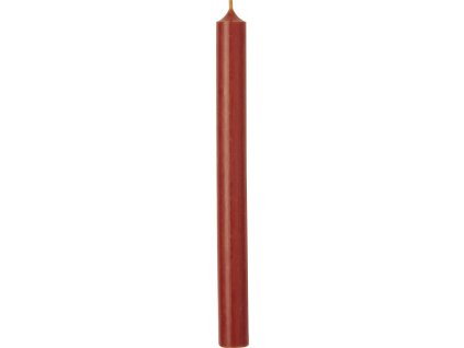 IHR Zaprášeně oranžová cylindrická svíčka 18 cm