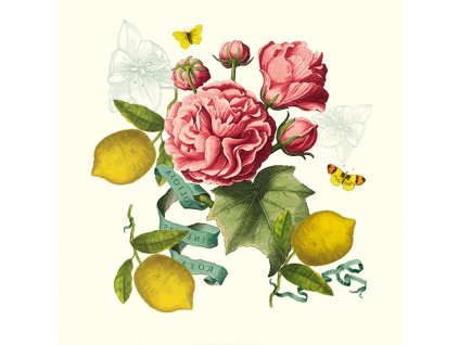 SERVIETTE CITRONS DE MENTON ROMANCE