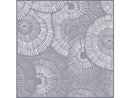 SERVIETTE MILLE SHELLS ZINC