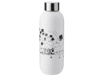 Stelton Keep Cool dětská termo-lahev na vodu MOOMIN bílá