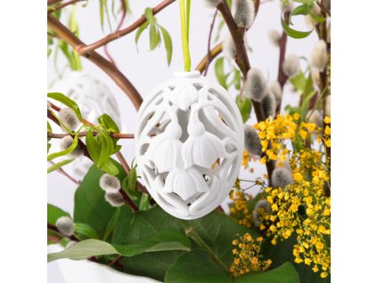 Seltmann Manufakturen Porcelánové velikonoční vajíčko marigold