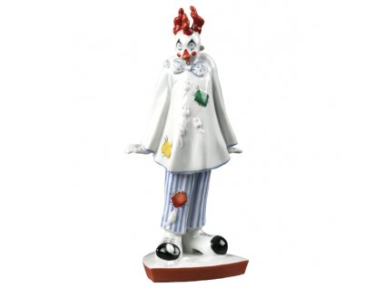 Seltmann Manufakturen Porcelánový klaun s myší