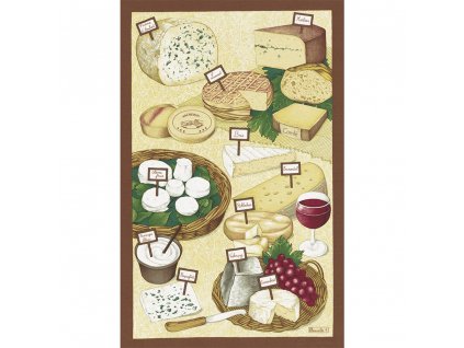 Beauvillé Fromages utěrka 50x80 cm