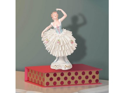 Seltmann Manufakturen Porcelánová figurka "Tanečnice v krajkových šatech"