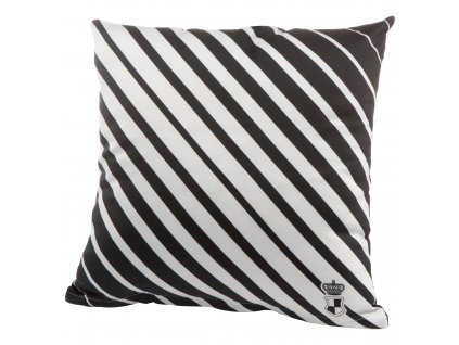 Goebel Chateaux Black & White Stripes Povlak na polštář