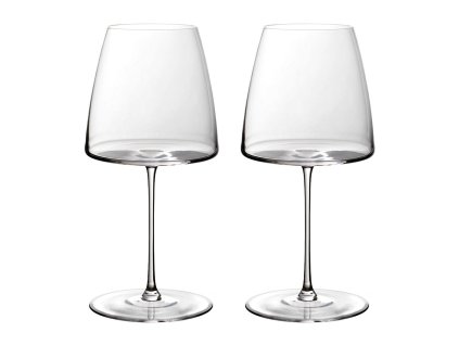 metro chic red wine goblet set of 2 123566