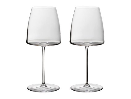 metro chic white wine goblet set of 2 588118