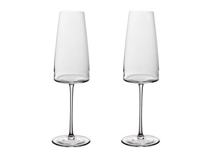 metro chic champagne flute set of 2 781741