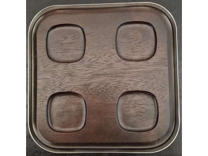 134794 3 ctvercovy podnos 22 x 22 cm sada 2 kusy nerez