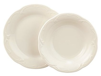 Rubin Cream Uni Jídelní sada 12 kusů pro 6 osob, Seltmann Weiden
