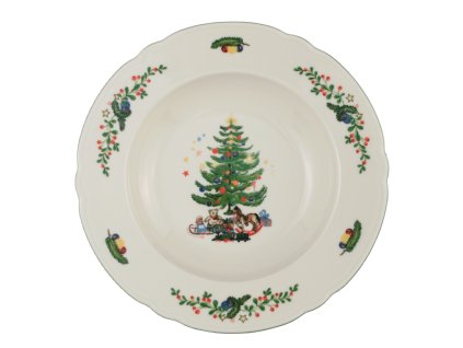 Hluboký talíř 23 cm MARIE-LUISE WEIHNACHTEN Seltmann Weiden