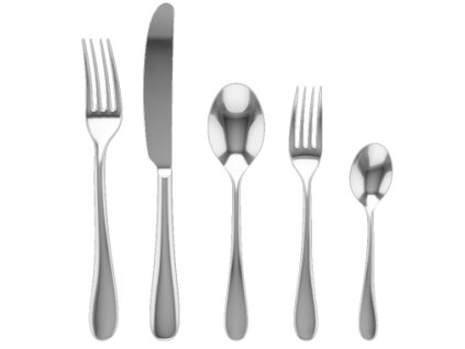 Jednotlivé příbory NATURA, lesklá (Jednotlivé kusy Naběračka na omáčky)