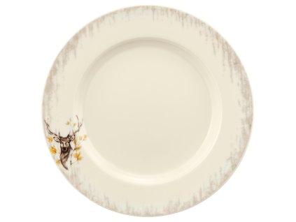 Königlich Tettau Saphir Diamant Jagd Mělký talíř Jelen 28 cm