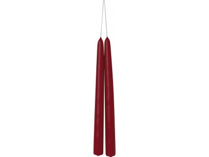 IHR Tapered Candle red plum