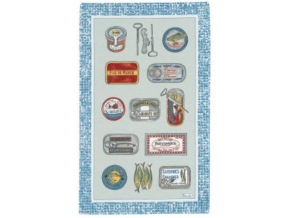 Utěrka SARDINES 50x80 cm, Beauvillé