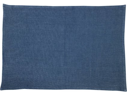 IHR LINEN UNI tmavě modrá prostírka 33 x 48 cm