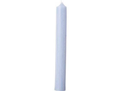 IHR pudrově modrá cylindrická svíčka 18 cm