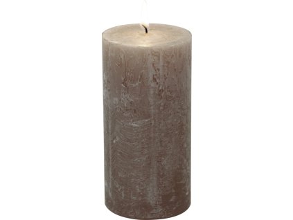 Svíčka 14 cm, hnědá, IHR