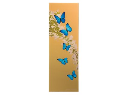 Goebel Joan Charlotte Blue Butterflies magnetická tabule