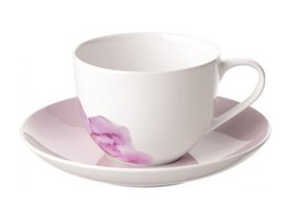 Villeroy & Boch Rose Garden Kávový šálek a podšálek růžový