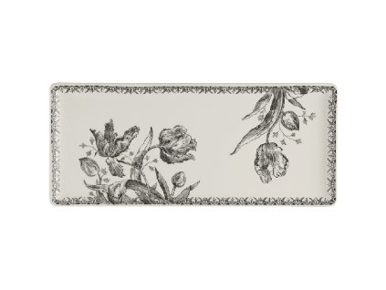 Podnos 36 x 15 cm TULIPES NOIRES, Gien