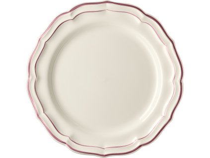 1831B4A422 Assiette plate extra 26,5 pivoines