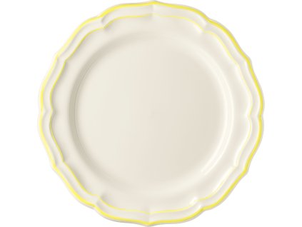 1833B4A422 Assiette plate extra 26,5 citron