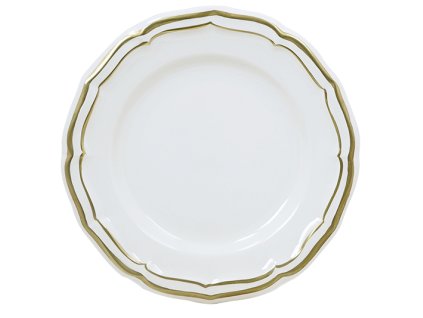 1837CALU22 Assiette canapes Filet or