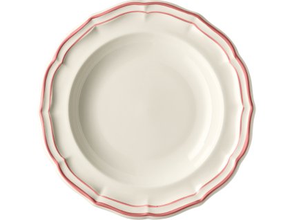 1839B4AY22 Assiette creuse corail