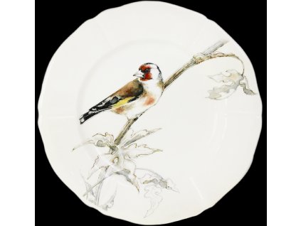 1854ALU126 ASS CANAP CHARDONNERET OISEAUX FORET