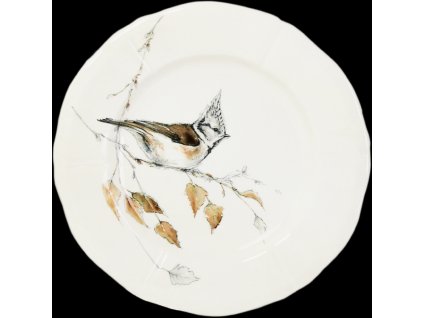 1854ALU226 ASS CANAP HUPPEE OISEAUX FORET