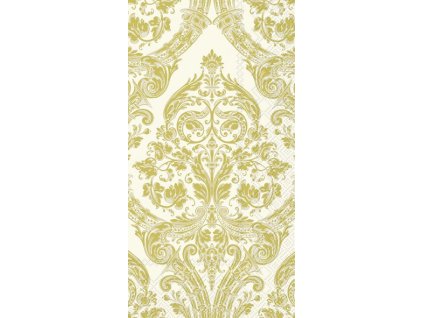 IHR GRANDEUR cream gold koktejlové ubrousky