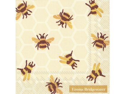 IHR BUMBLE BEE malé ubrousky 25x25 cm