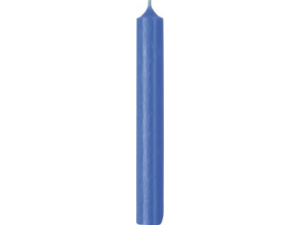 IHR zářivě modrá cylindrická svíčka 18 cm