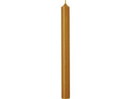 IHR medově hnědá cylindrická svíčka 25 cm