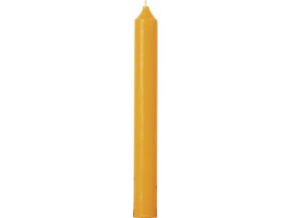IHR oranžová cylindrická svíčka 11 cm