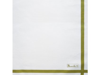 Bicolore bílý ubrousek 52x52 cm, Beauvillé