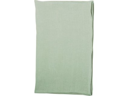 IHR LINEN UNI pále vert lněný běhoun 45x150 cm