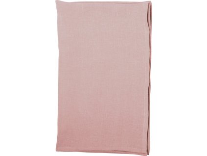 IHR LINEN UNI růžový lněný běhoun 45x150 cm