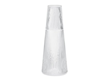 Stelton Pilastro Karaffe mit Glas 1 l klar