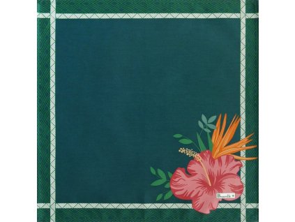 Beauvillé Canopée prusky modrý ubrousek 52x52 cm